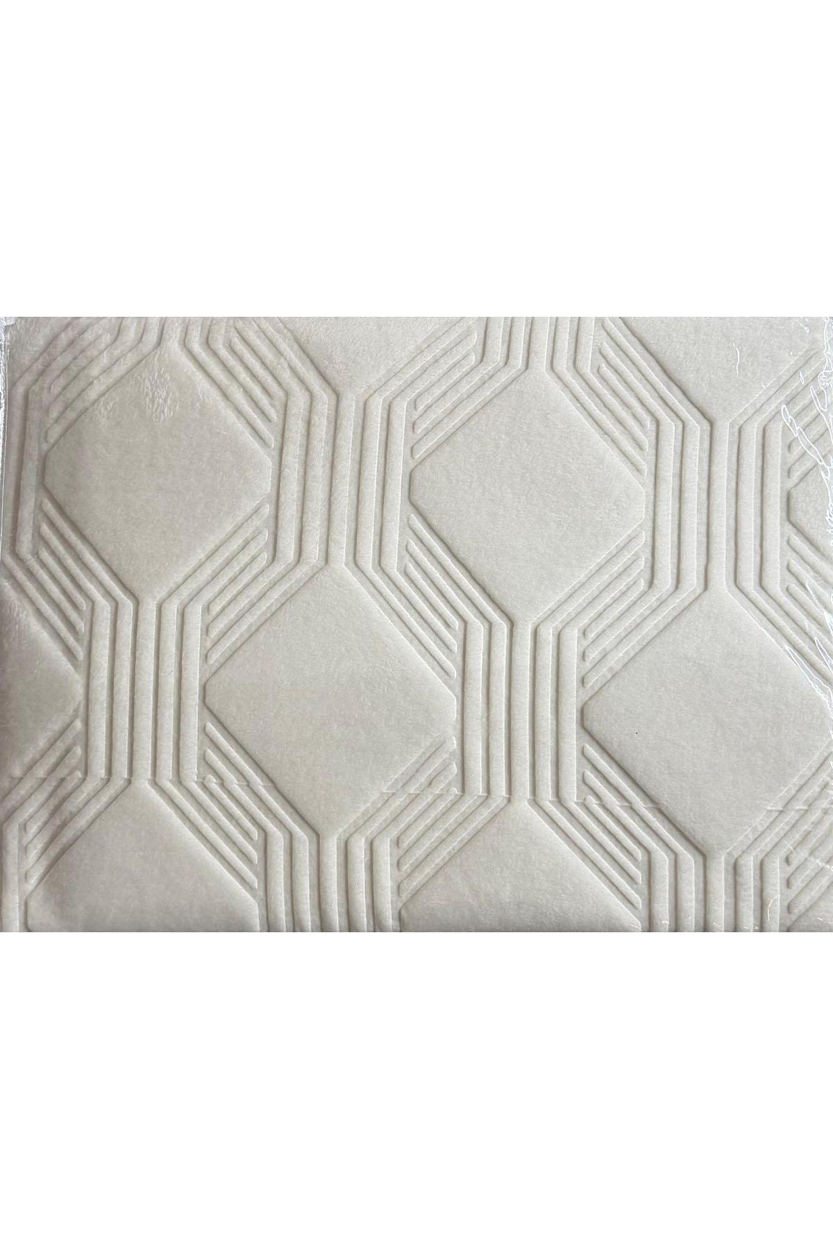 Özdilek Trendy Çift Kişilik Art Deco Battaniye - KEMİK