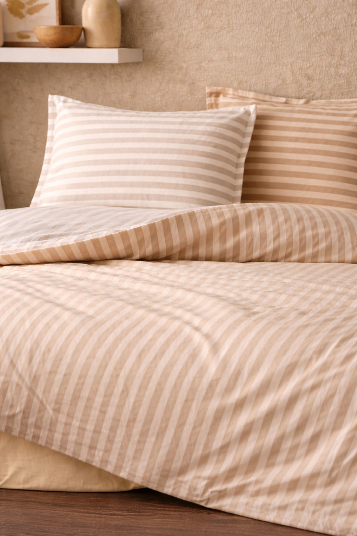 Özdilek Trioline Nevresim Takımı Çift Kişilik - KAHVE