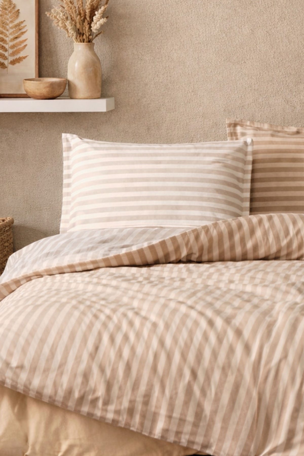 Özdilek Trioline Nevresim Takımı Çift Kişilik - KAHVE