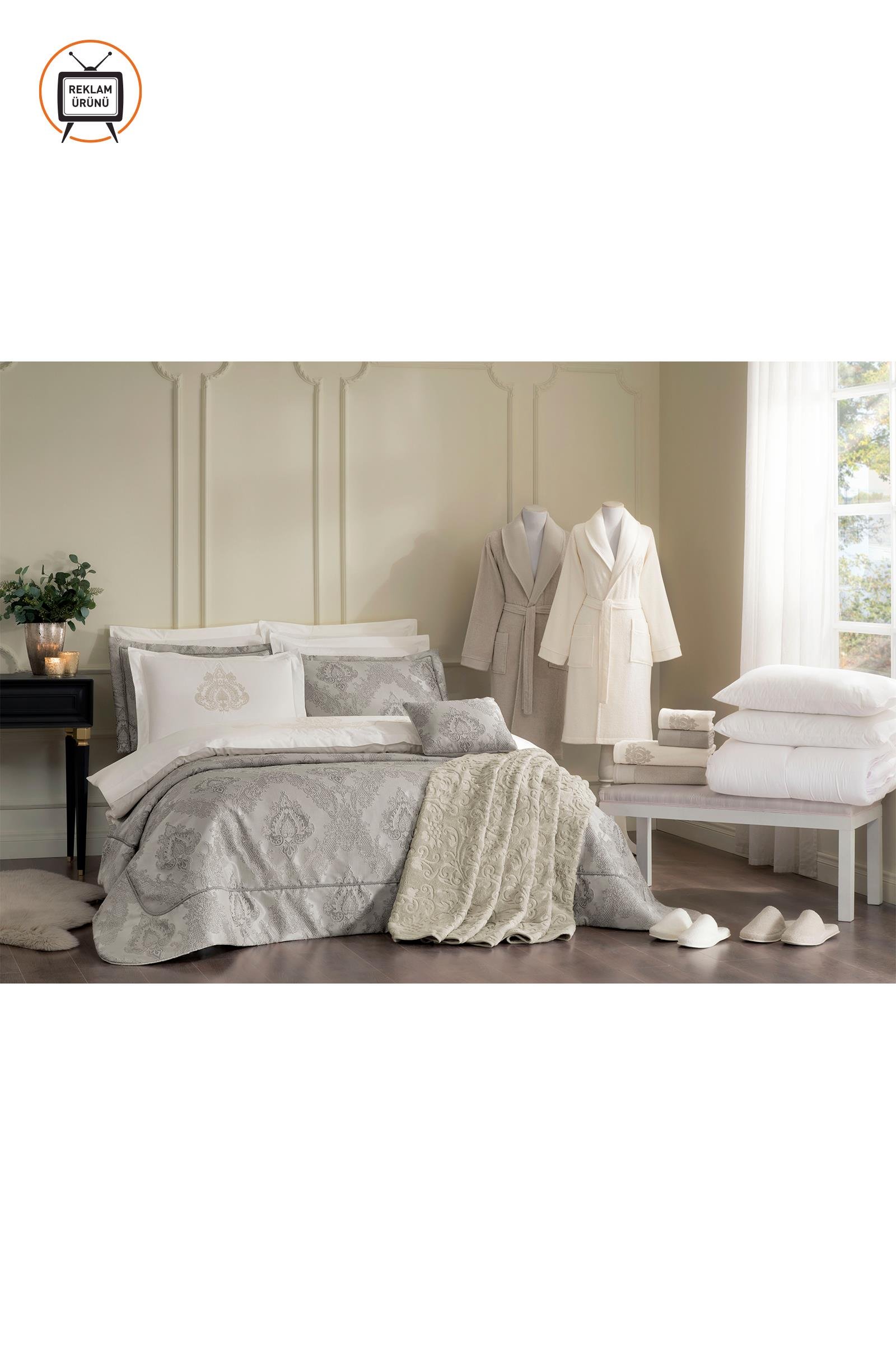 Özdilek Valioso Çeyiz Seti 27 Parça - Bej