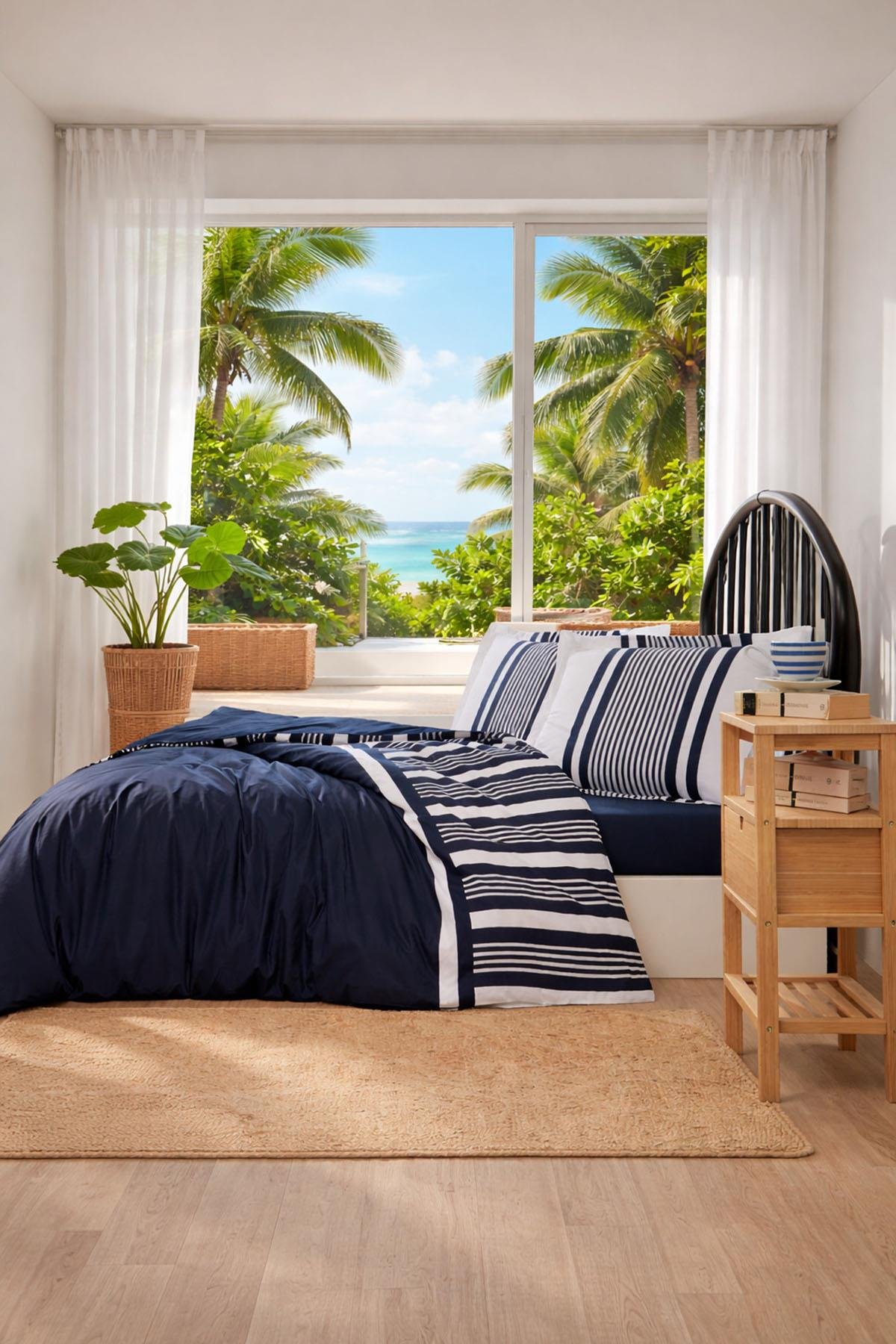 Özdilek Wonder Battal Boy King Nevresim Takımı - LACİVERT