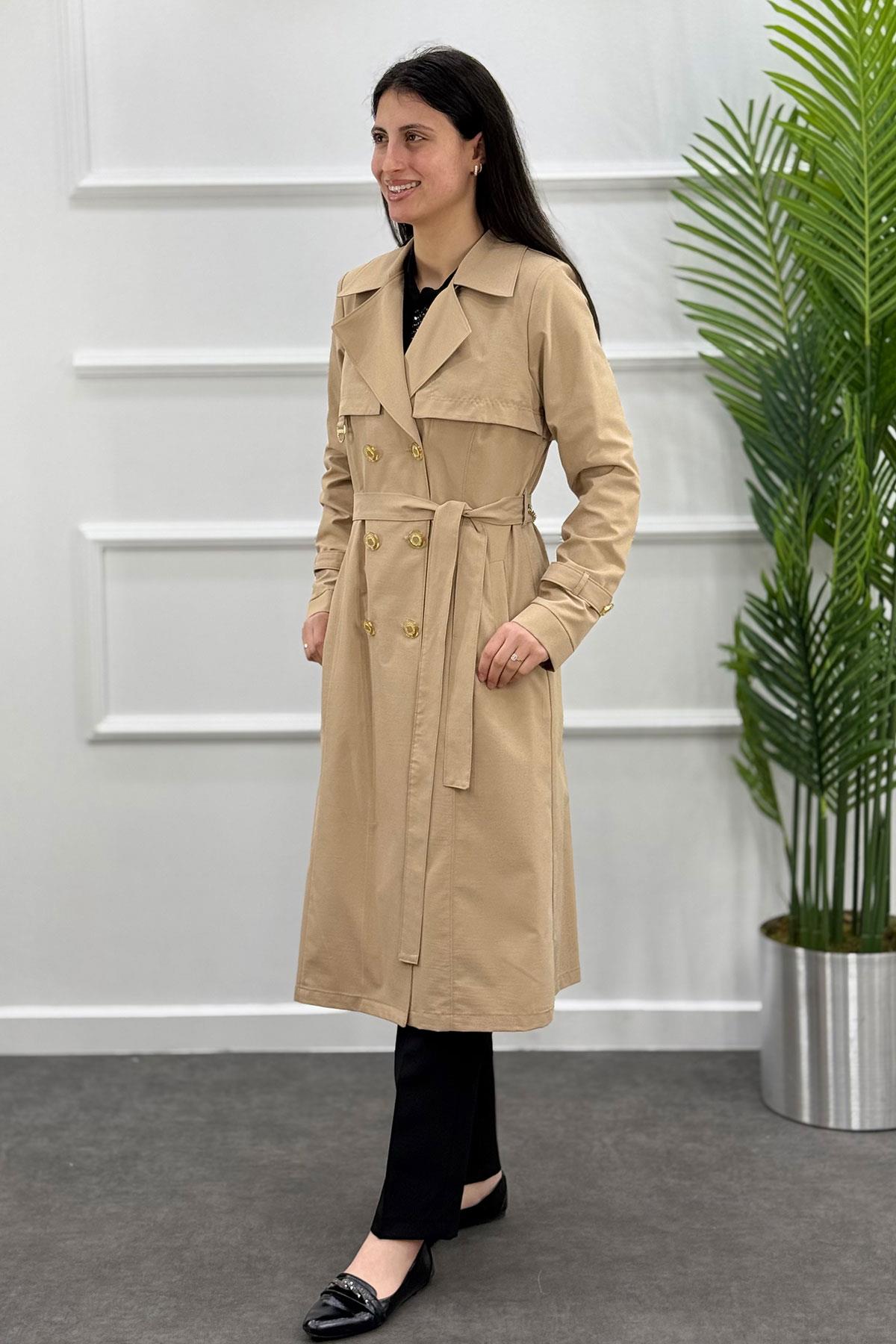 3389 Alyaka Trenç Kap - Camel