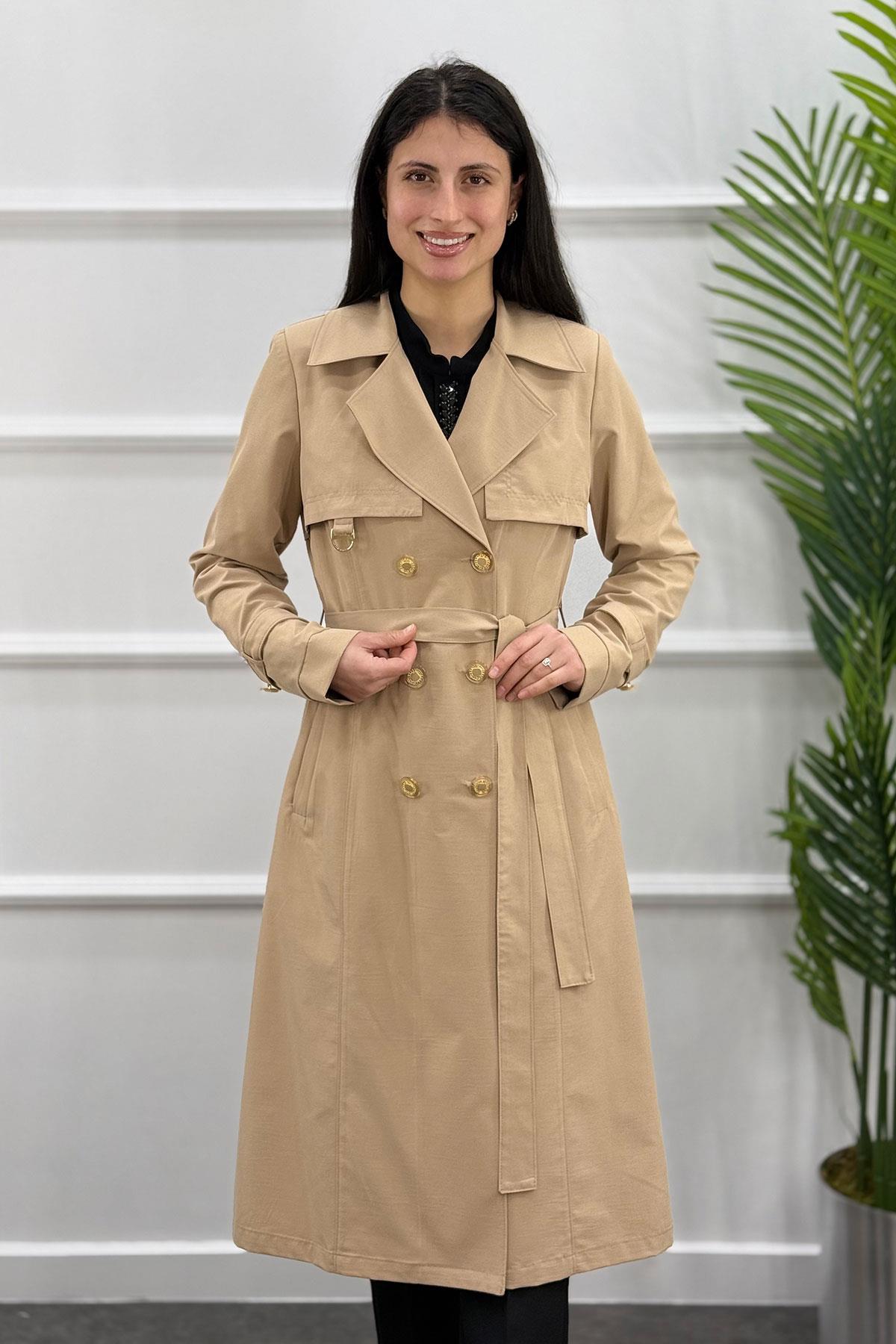 3389 Alyaka Trenç Kap - Camel