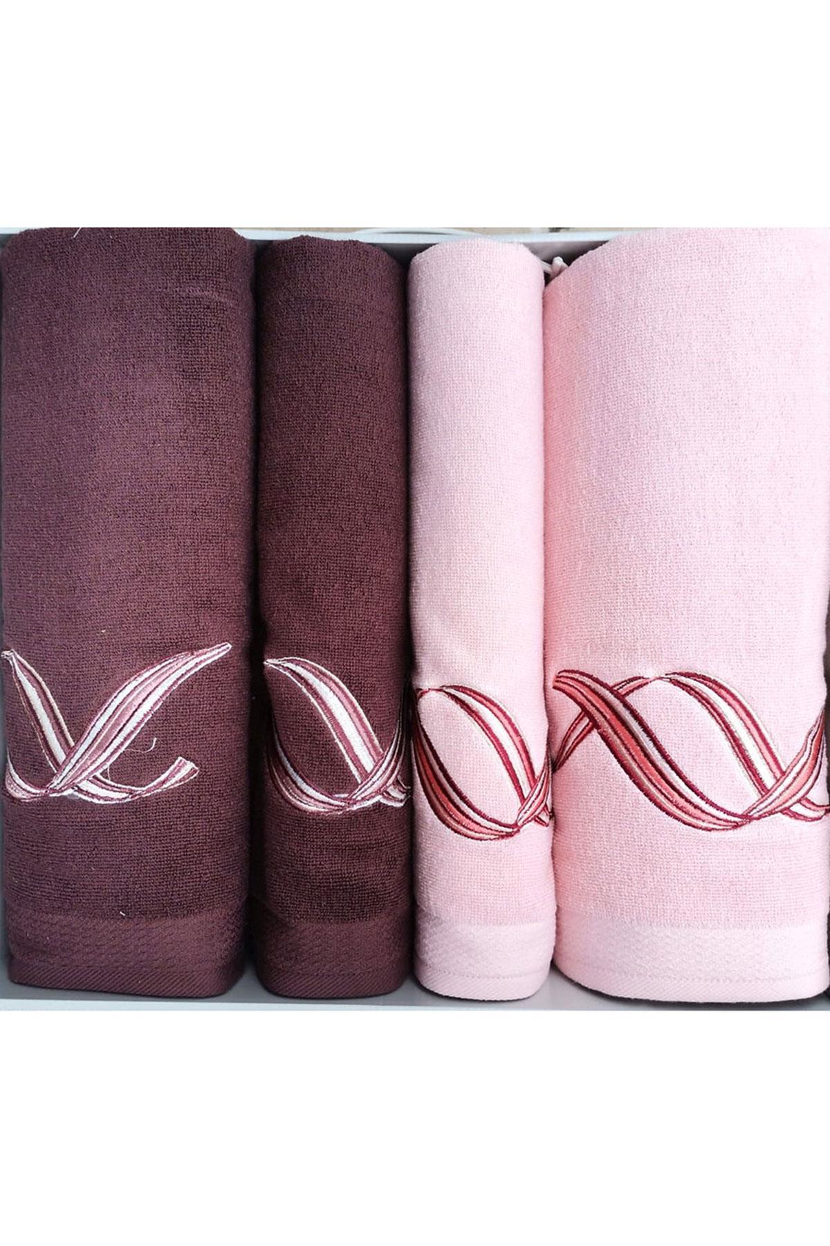 PINK WAVE BORDO-PEMBE BEST SET - STD