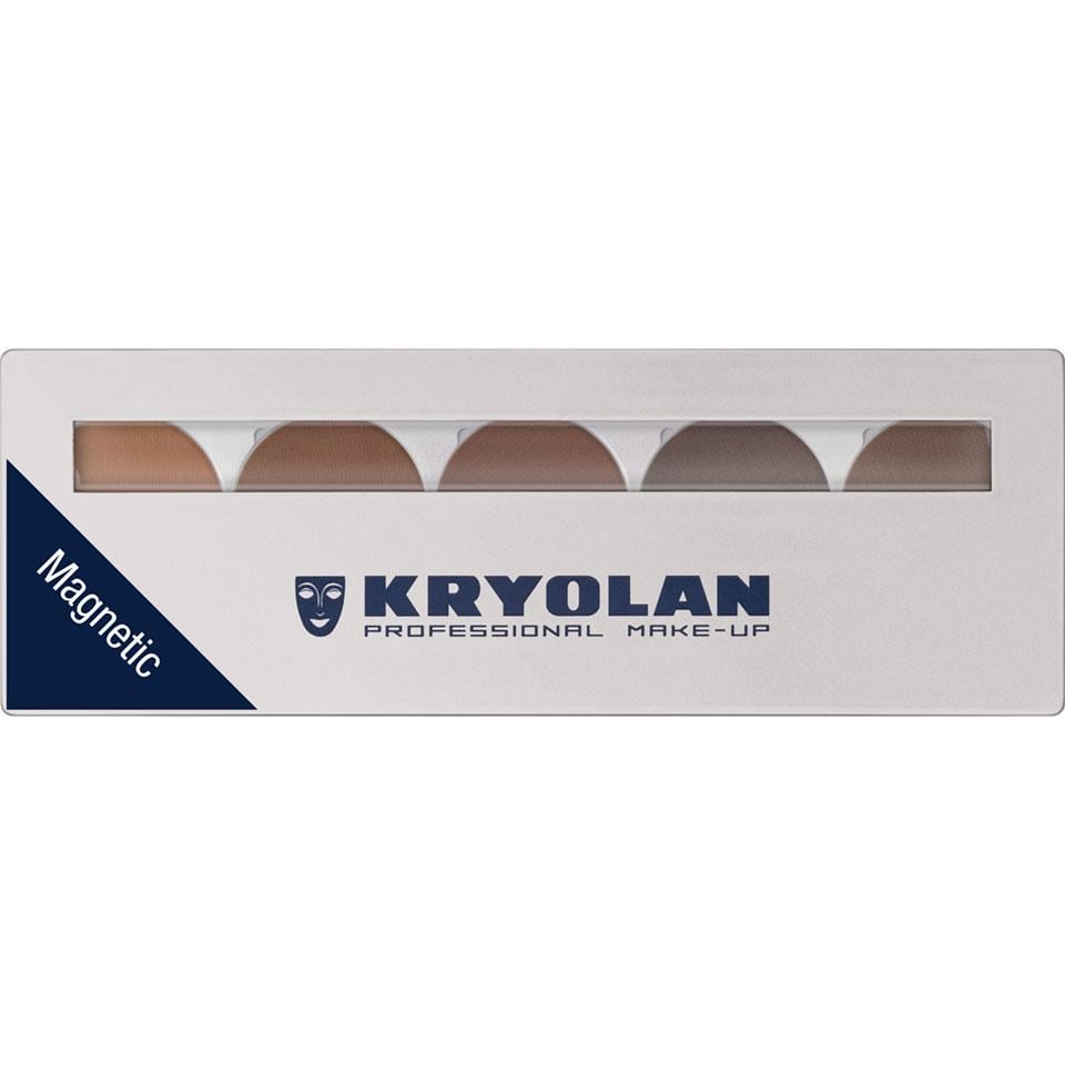 Kryolan Eyebrow Powder Palette Kaş Renklendirme Paleti 5 Renk - 05355 brows 2