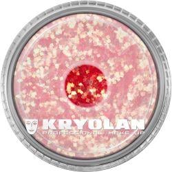 Kryolan Polyester Glimmer 4 g Coarse - Çok Amaçlı İri Taneli Far - 02901-01 PASTEL PINK