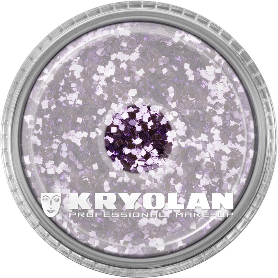 Kryolan Polyester Glimmer 4 g Coarse - Çok Amaçlı İri Taneli Far - 02901-01 LAVANDER