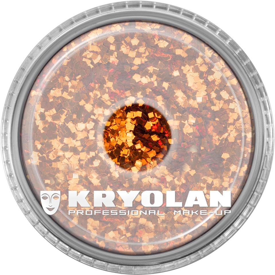 Kryolan Polyester Glimmer 4 g Coarse - Çok Amaçlı İri Taneli Far - 02901-01 ORANGE