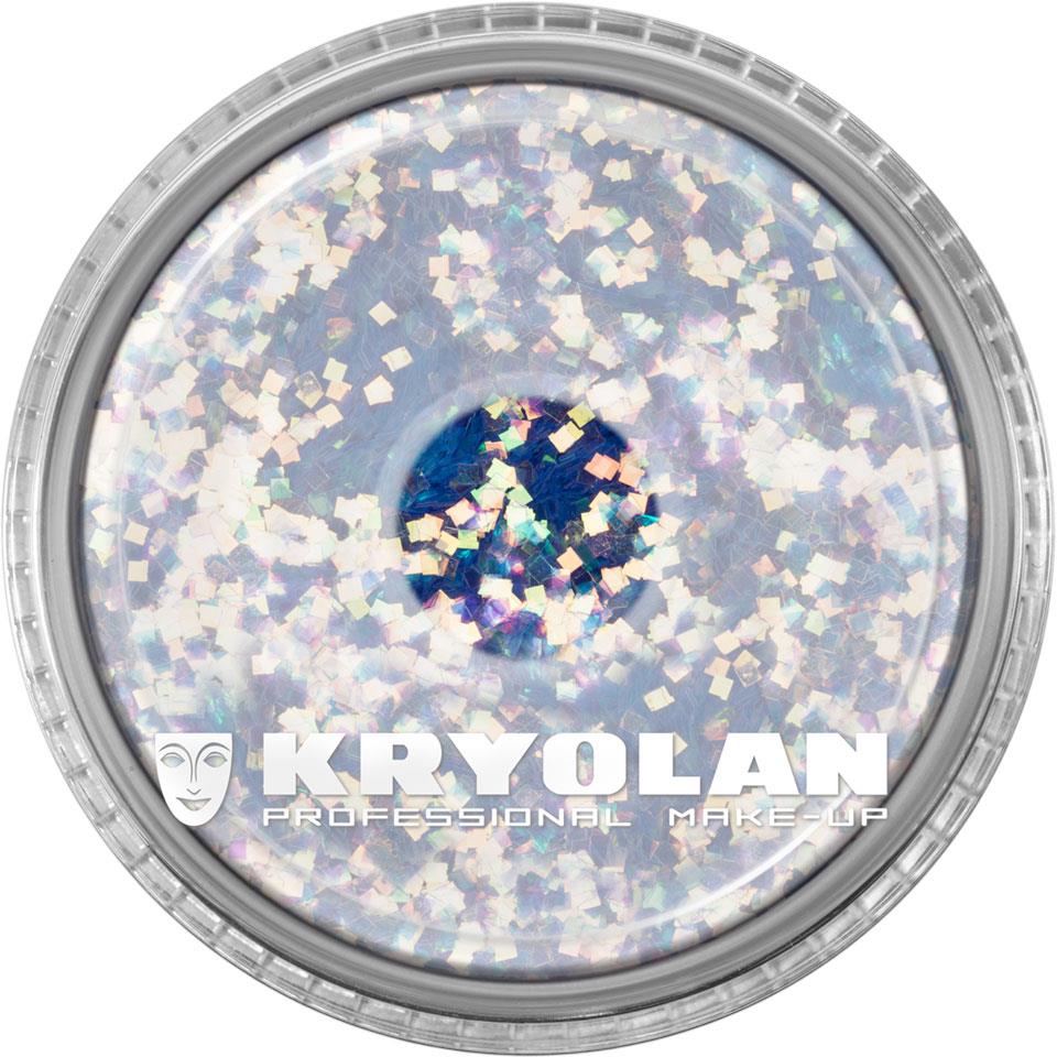 Kryolan Polyester Glimmer 4 g Coarse - Çok Amaçlı İri Taneli Far - 02901-01 PASTEL BLUE