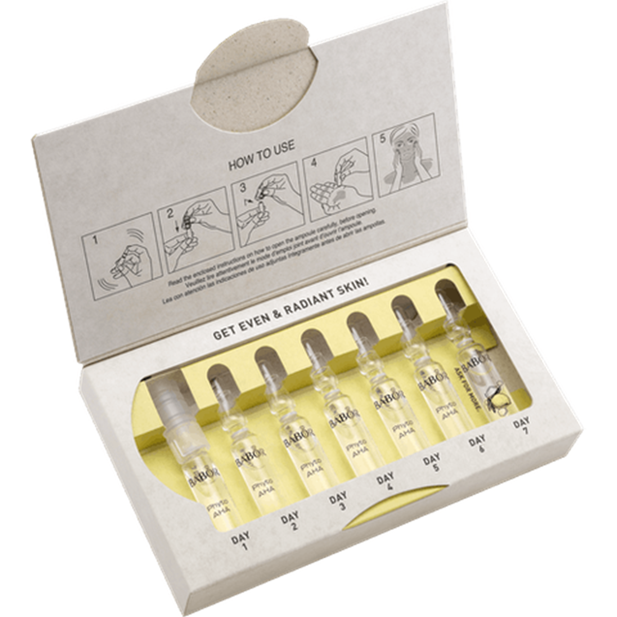 Babor Perfection Ampoule Set AHA Formüllü Cilt Mükemmelleştirici Ampul 7x2