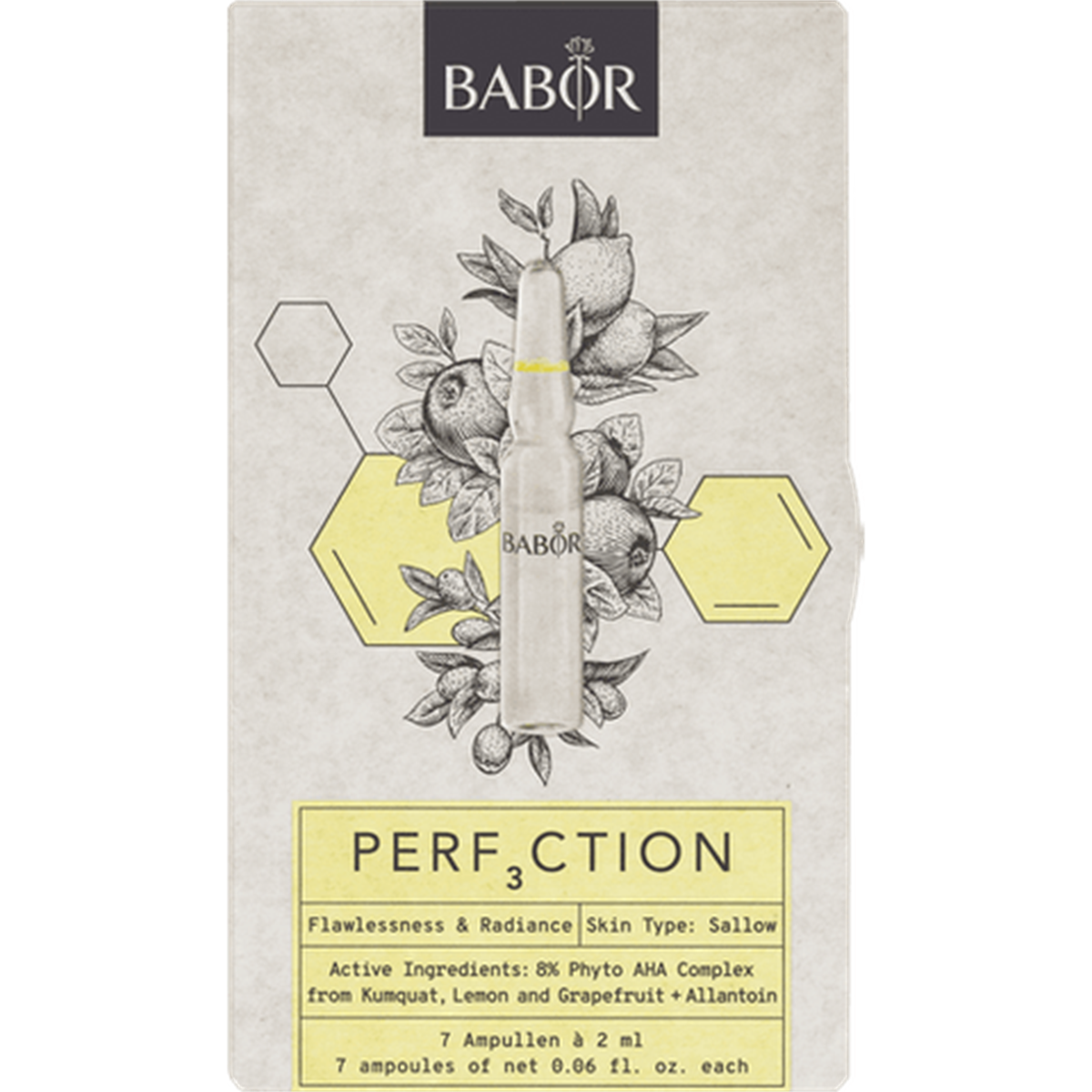 Babor Perfection Ampoule Set AHA Formüllü Cilt Mükemmelleştirici Ampul 7x2