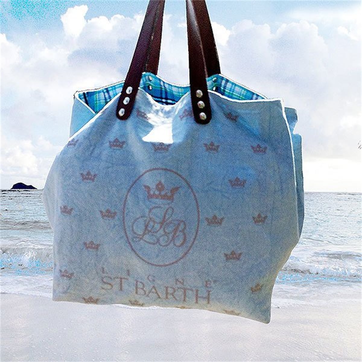 St Barth Light Blue Bag