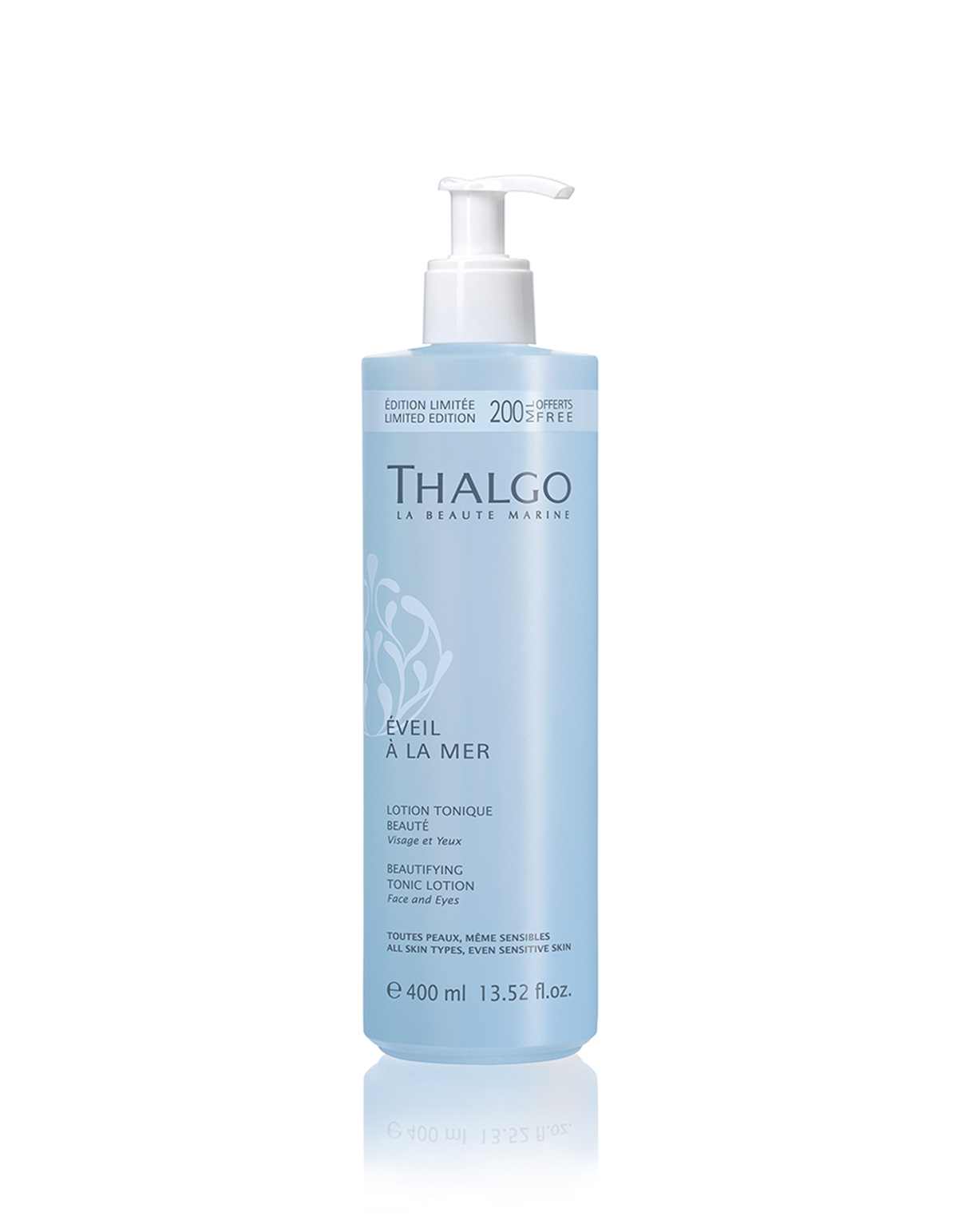 Thalgo Beautifying Tonic Lotion Tüm Cilt Tipleri İçin Uygun Yüz & Göz Tonik Losyonu 400 ml