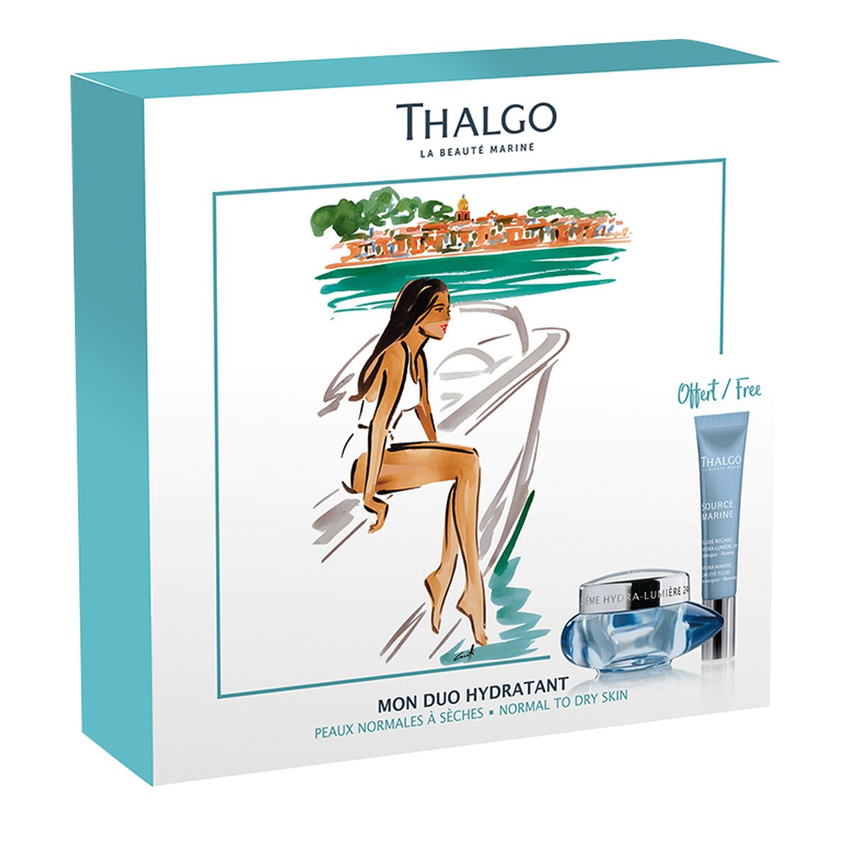Thalgo Source Marine Hydration Duo Tüm Ciltler İçin Nemlendirici Yüz & Göz Bakım Seti