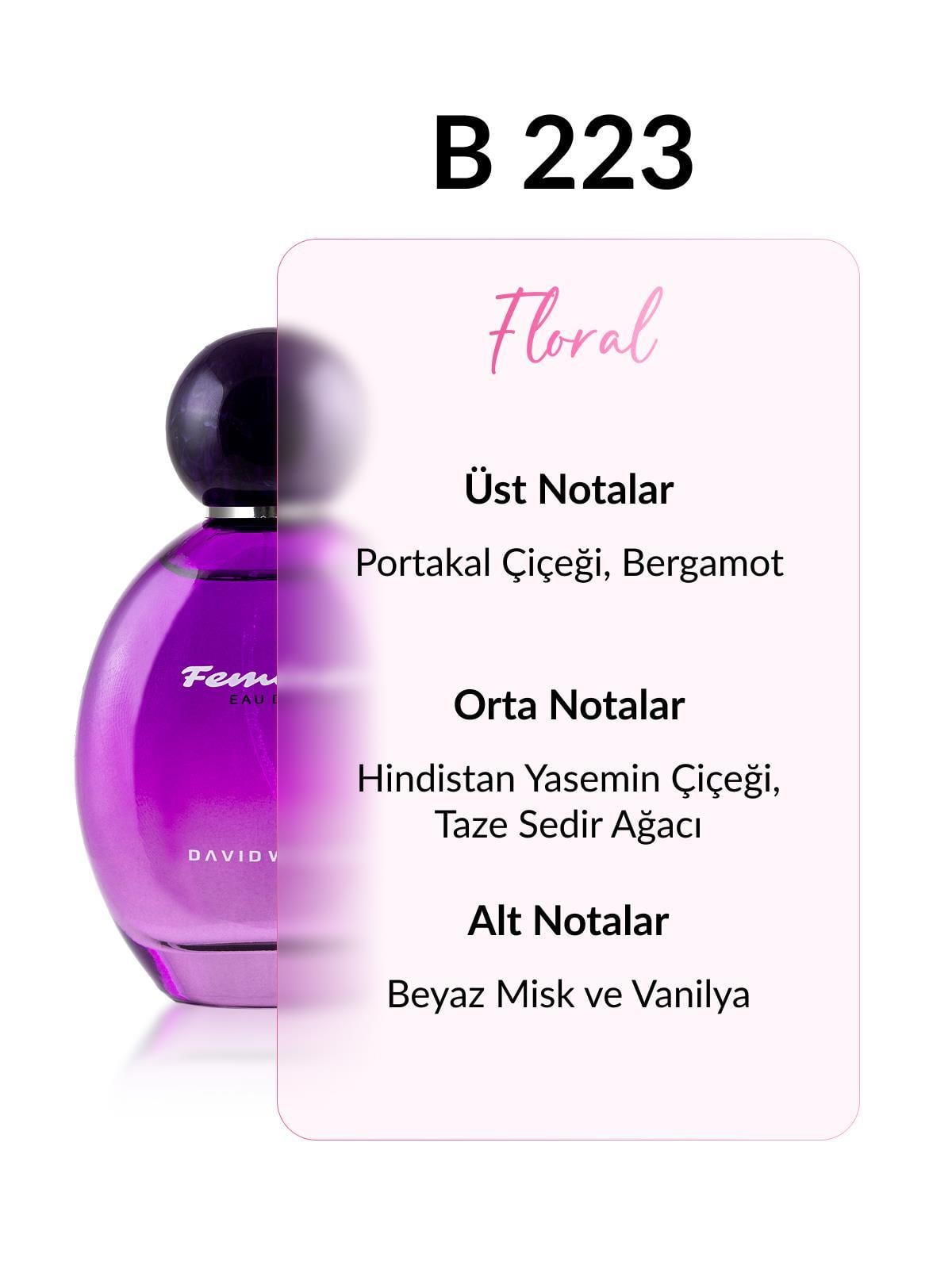 David Walker B223 More Relax 100 ml Kadın Parfüm | Floral