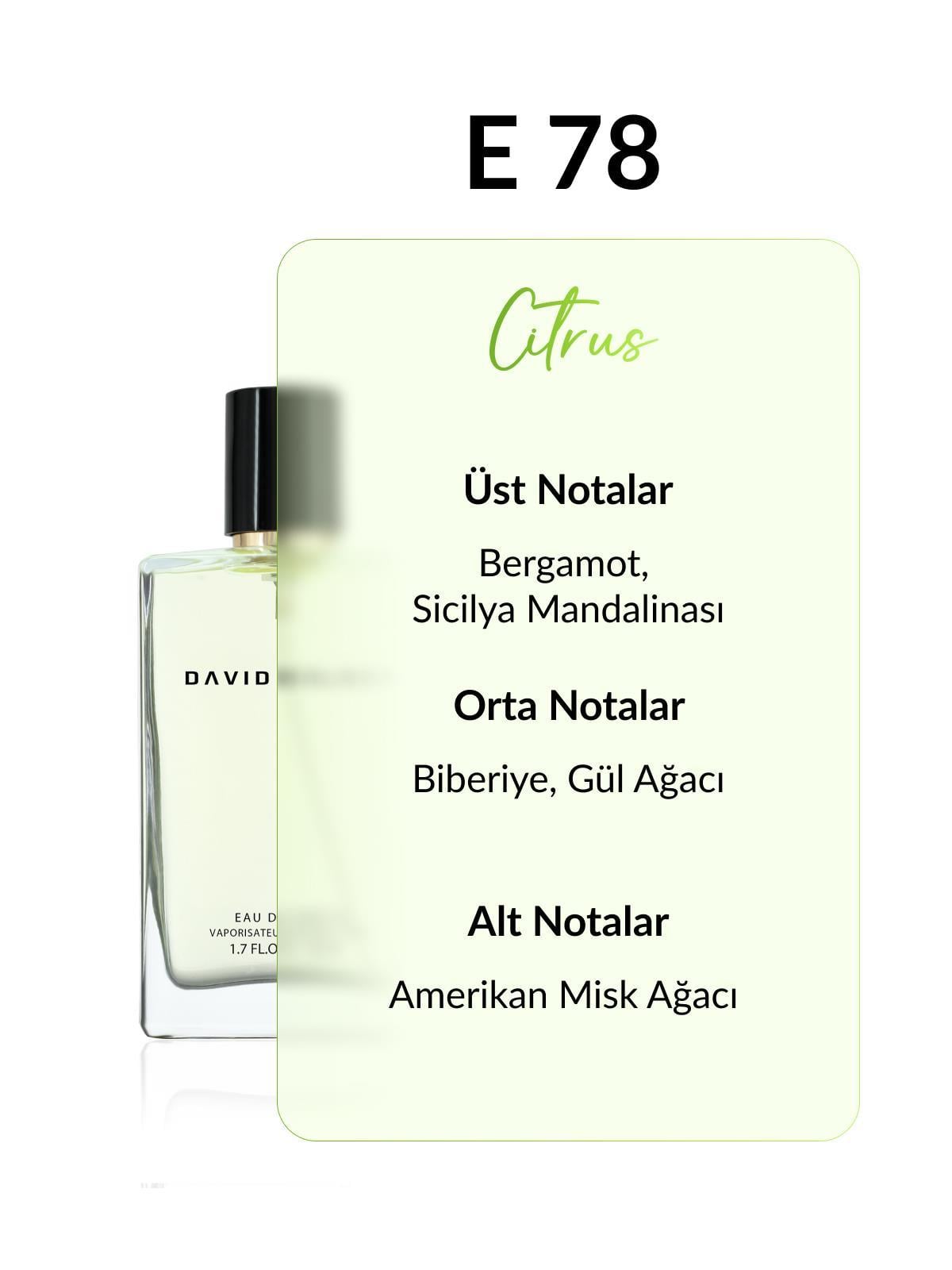 David Walker E78 Jewelli 50 ml Erkek Parfüm | Citrus