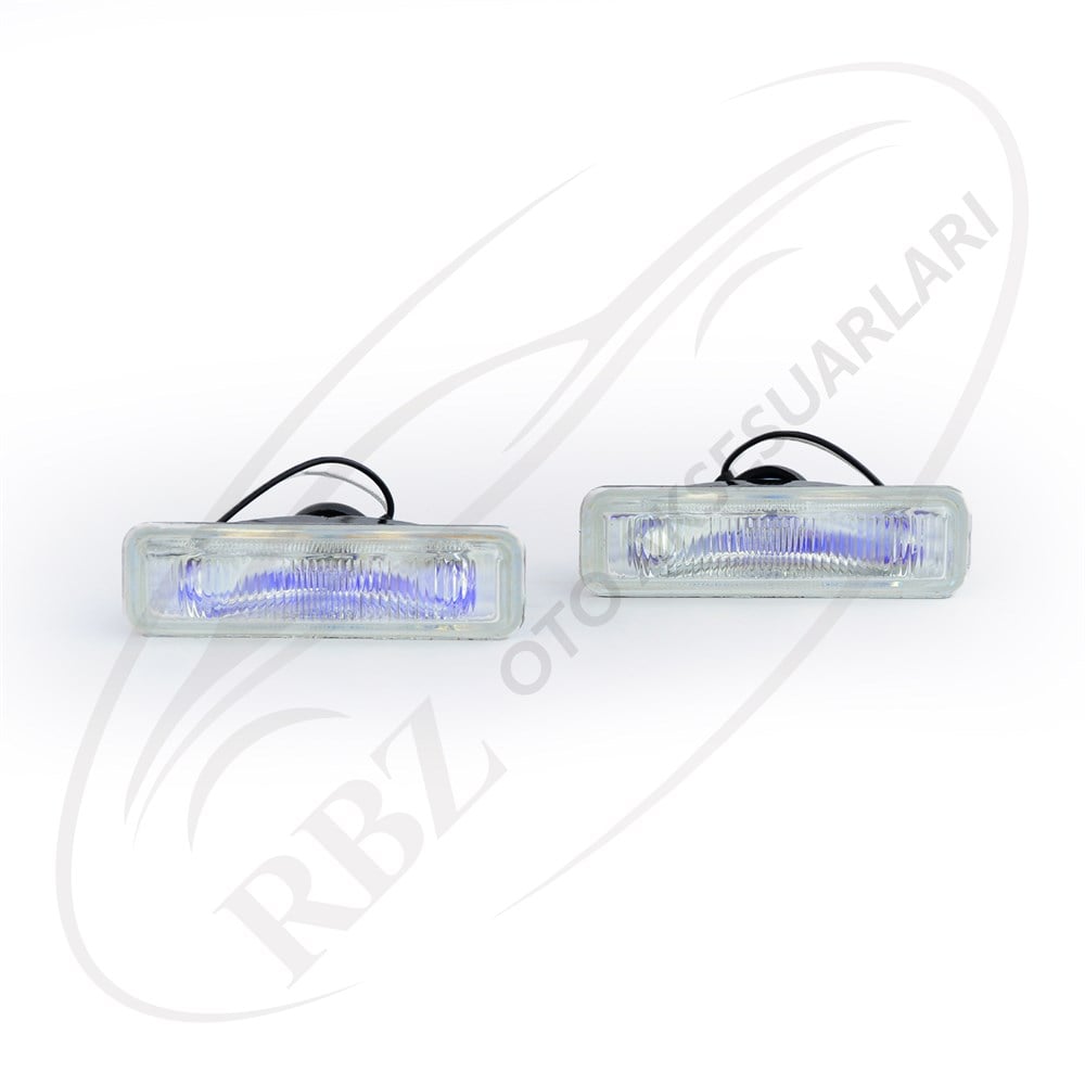  SIS LAMBASI 13 CM X 3.5 CM DIKDORTGEN H3 AMPULLU 2 LI RAINBOW