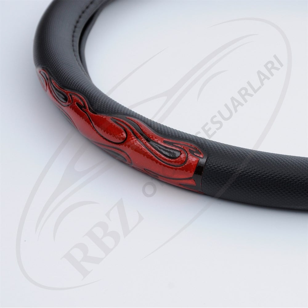DIREKSIYON KILIFI 38 CM ALEV KIRMIZI FOSFORLU