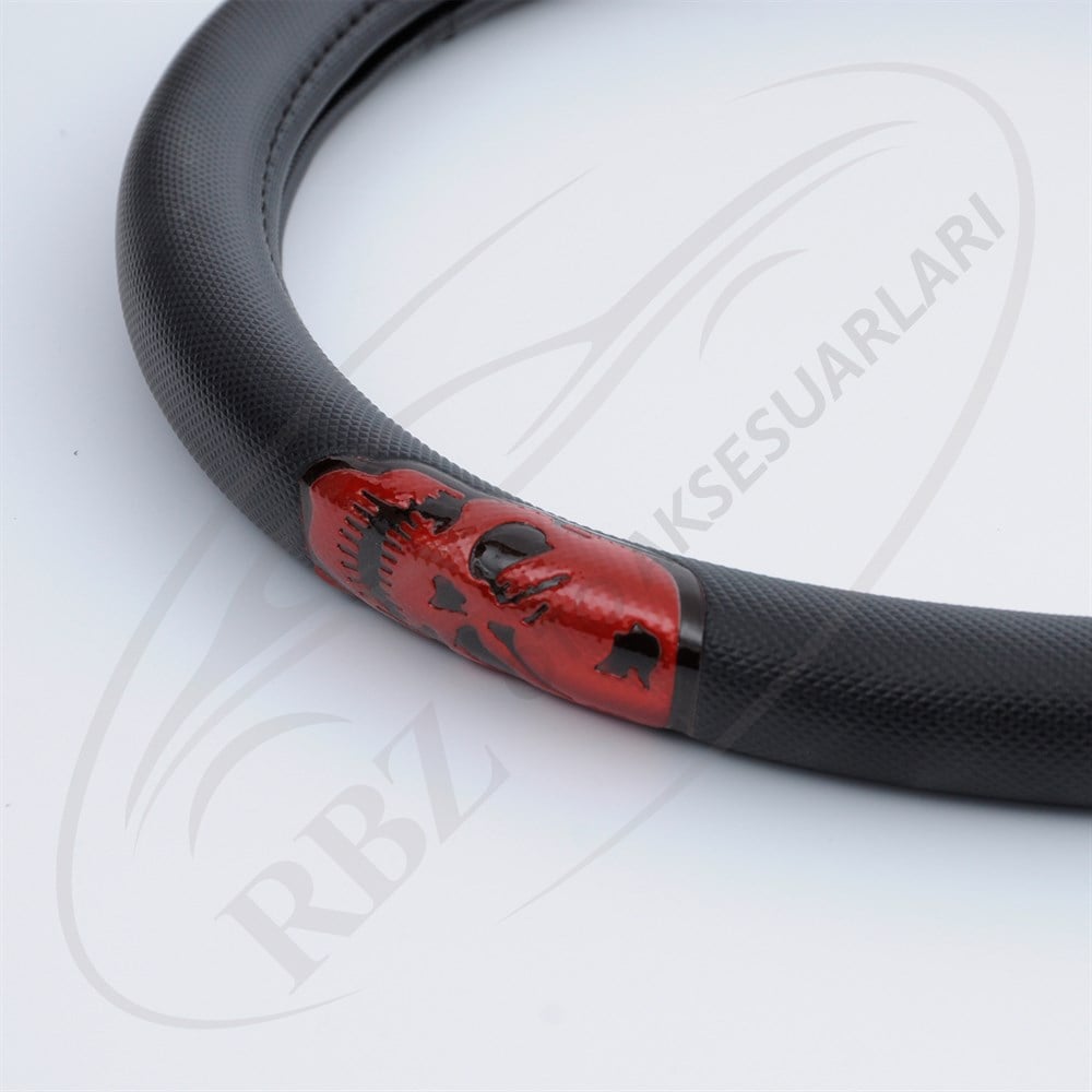 DIREKSIYON KILIFI 38 CM KURU KAFA KIRMIZI FOSFORLU