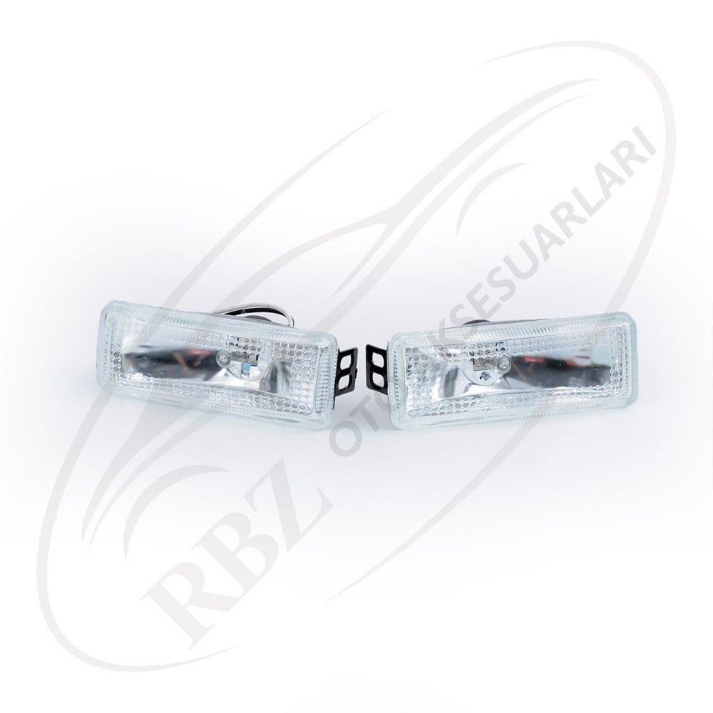 SIS LAMBASI 13 CM X 4.5 CM DIKDORTGEN H3 AMPULLU 2 LI BEYAZ 