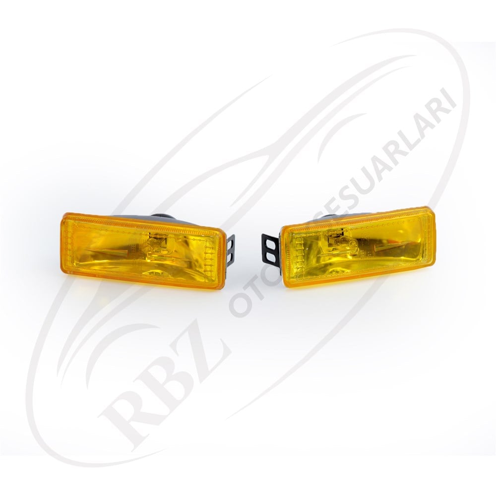 SIS LAMBASI 13 CM X 4.5 CM DIKDORTGEN H3 AMPULLU 2 LI SARI