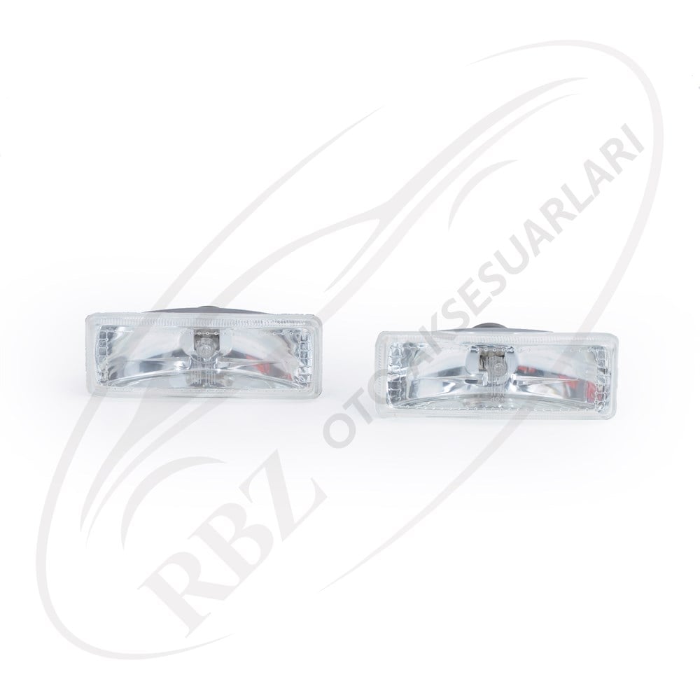 SIS LAMBASI 13 CM X 4.5 CM DIKDORTGEN H3 AMPULLU 2 LI BEYAZ