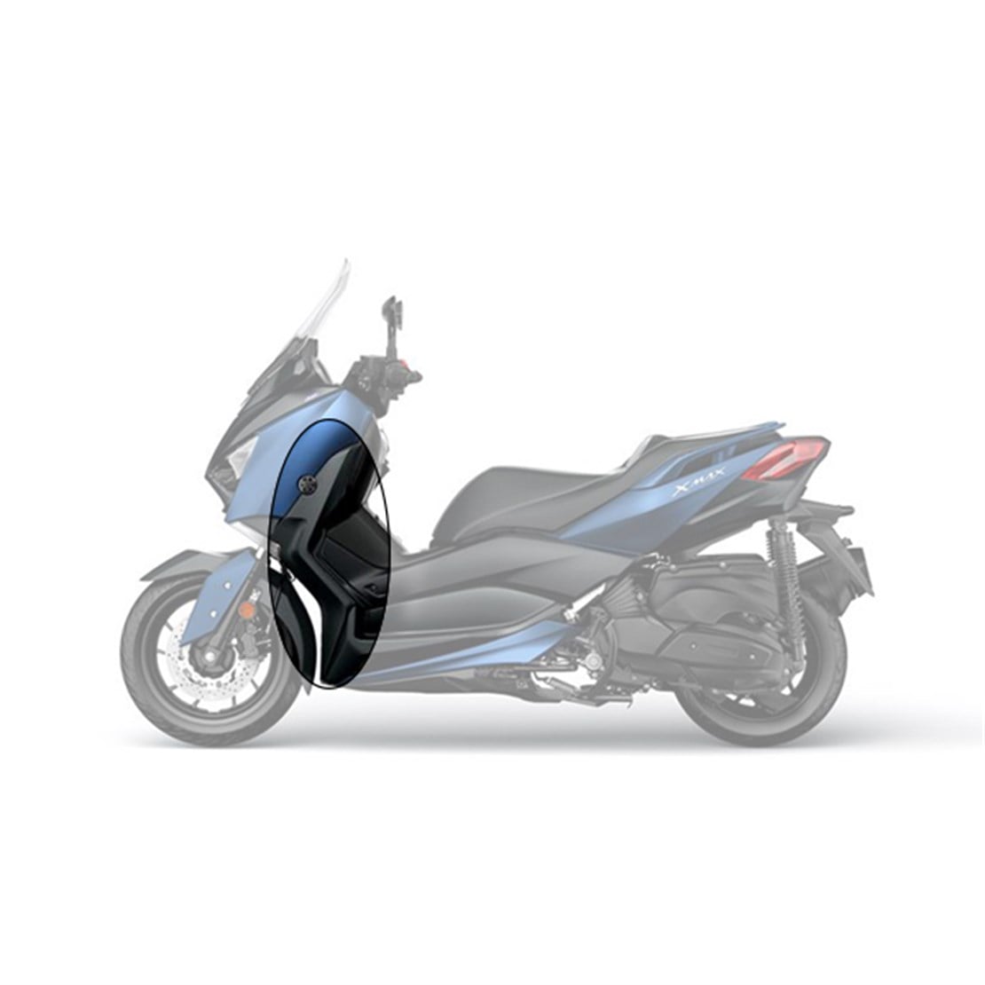 YAMAHA XMAX 2017 2018 2019  SOL KAFA ALT GRENAJI SİYAH