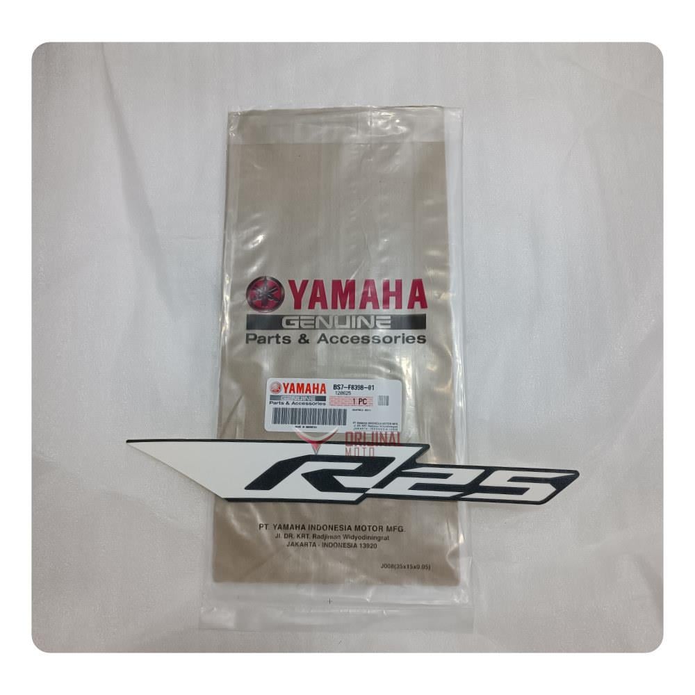 YAMAHA YZF-R25 2019 SOL PANEL 1 STICKER SİYAH