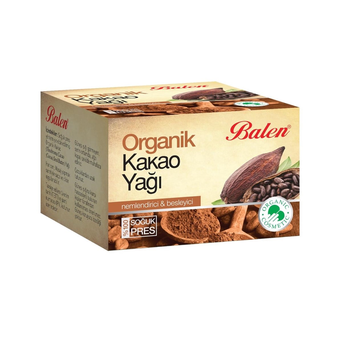 Balen Organik Kakao Yağı 50 ml