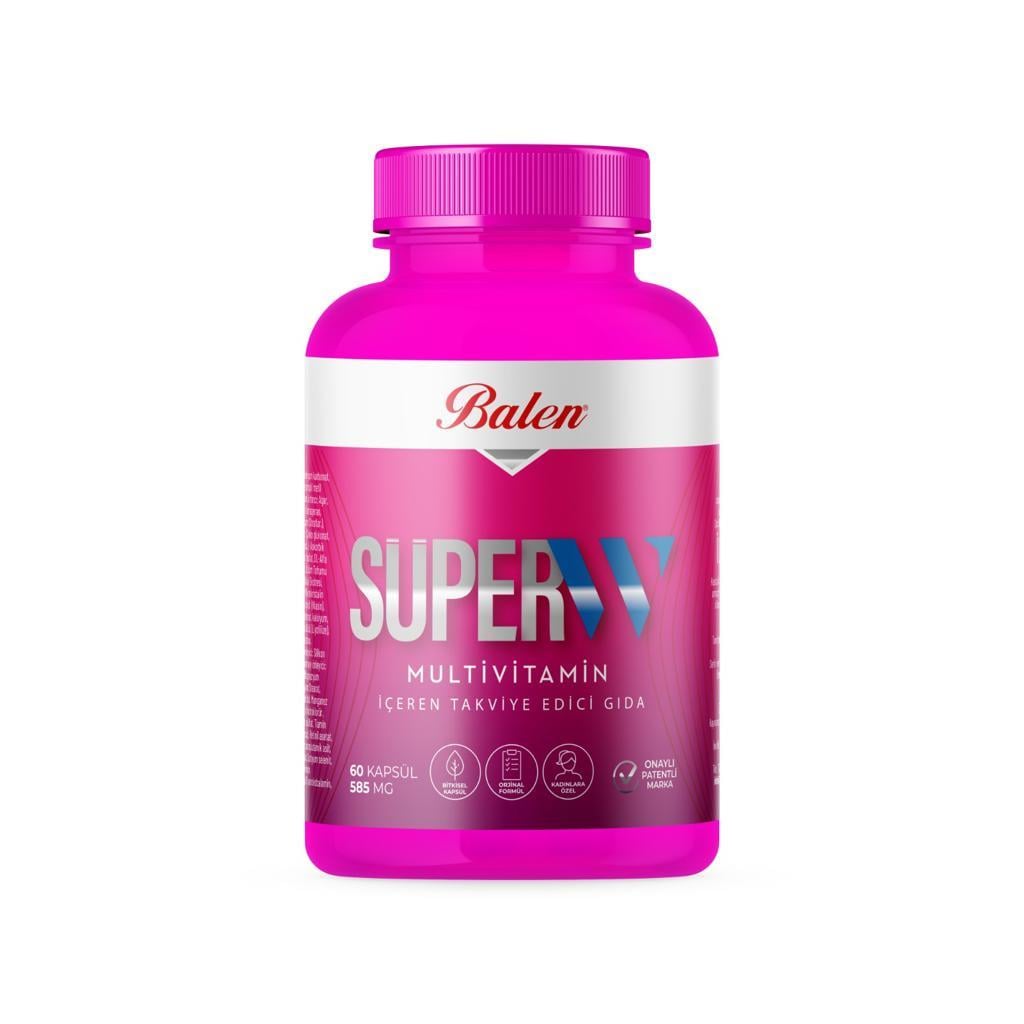 Balen Süper- W Multivitamin Kapsül 585 Mg 60 Kapsül