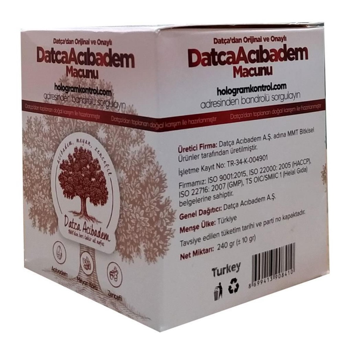 Datça Acıbadem Macunu 240 gr