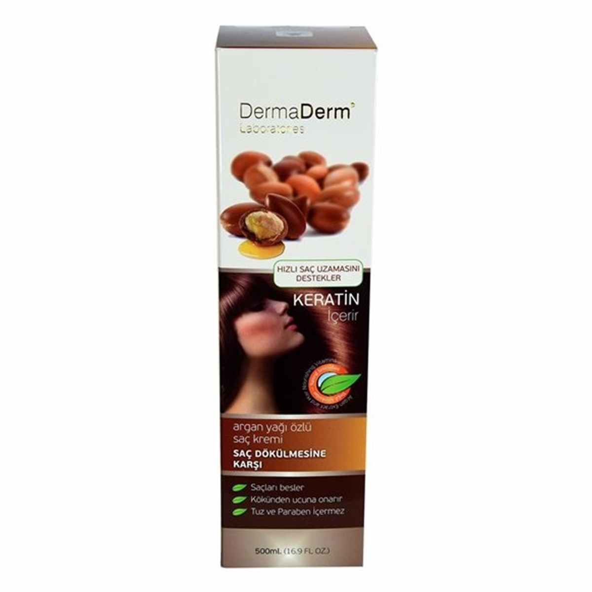 Dermaderm Argan Yağı Özlü Saç Bakım Kremi 500 ml