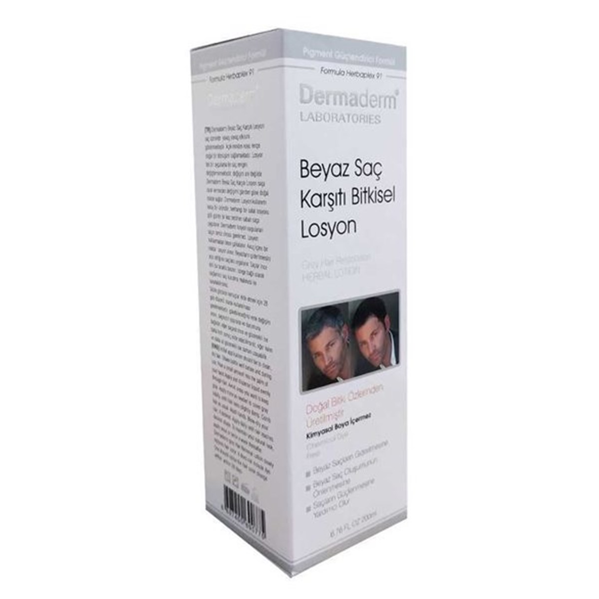 Dermaderm Beyaz Saç Karşıtı Bitkisel Losyon 200 ml