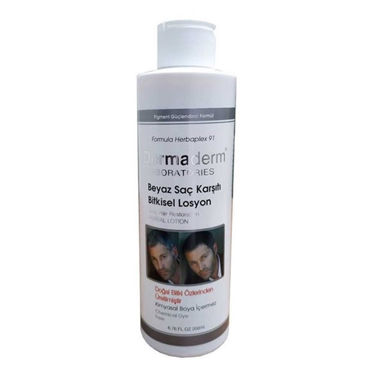 Dermaderm Beyaz Saç Karşıtı Bitkisel Losyon 200 ml