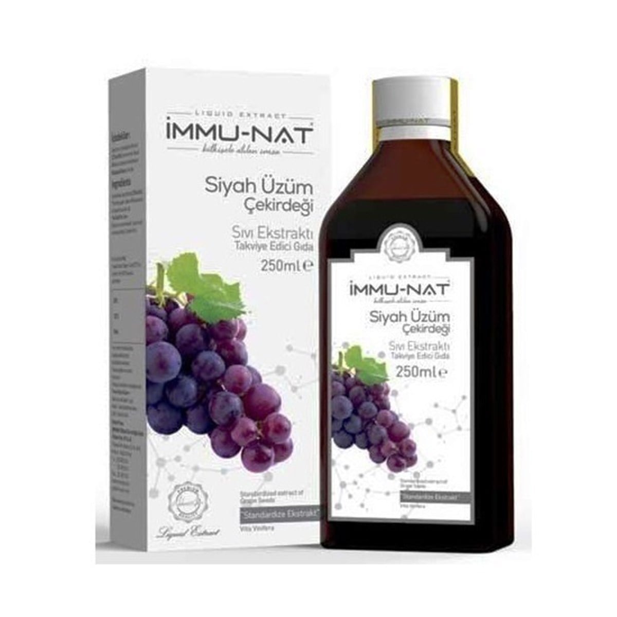 İmmunat Siyah Üzüm Çekirdeği Sıvı Ekstraktı 250 ml