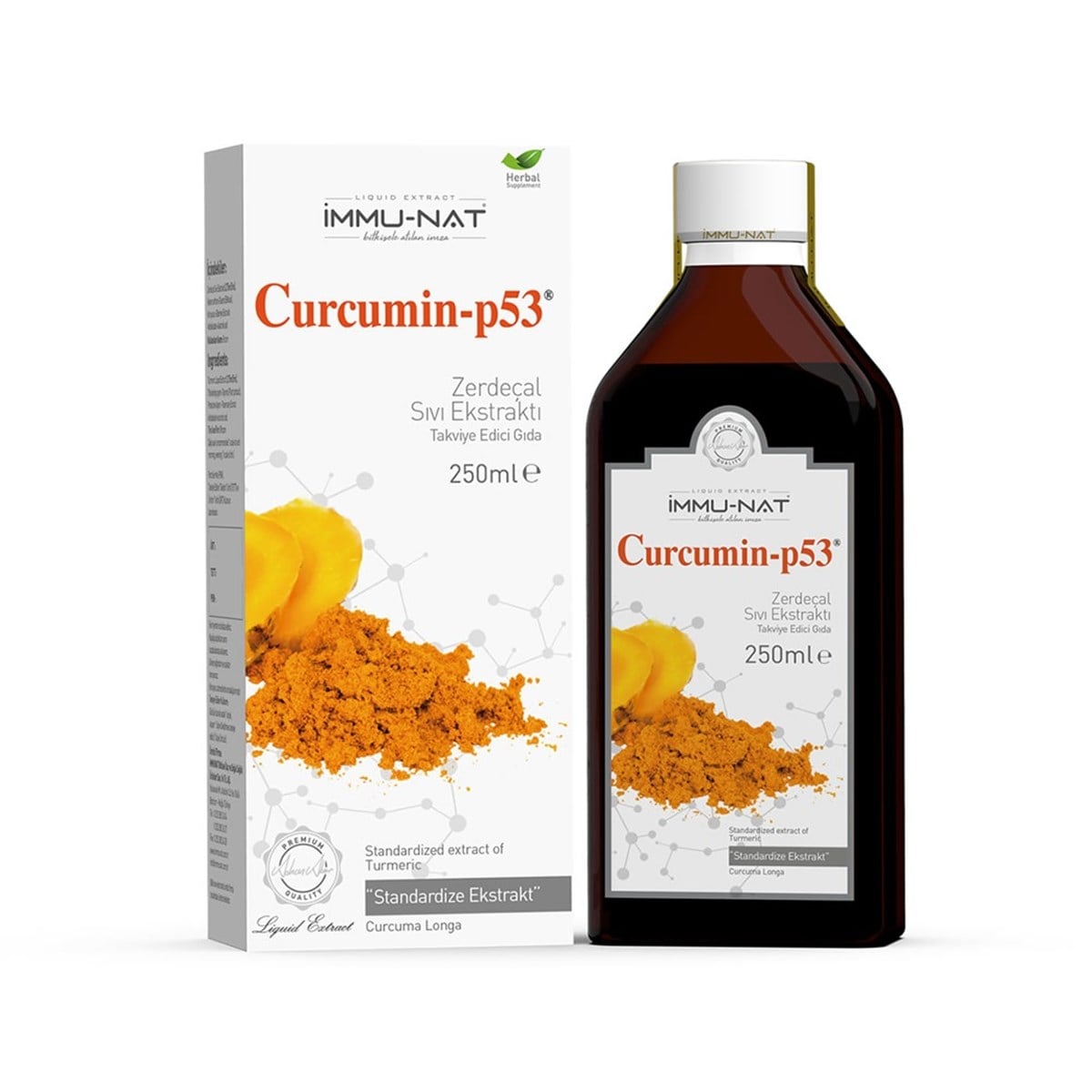 İmmunat Zerdeçal Ekstraktı Curcumin-p53 250 ml