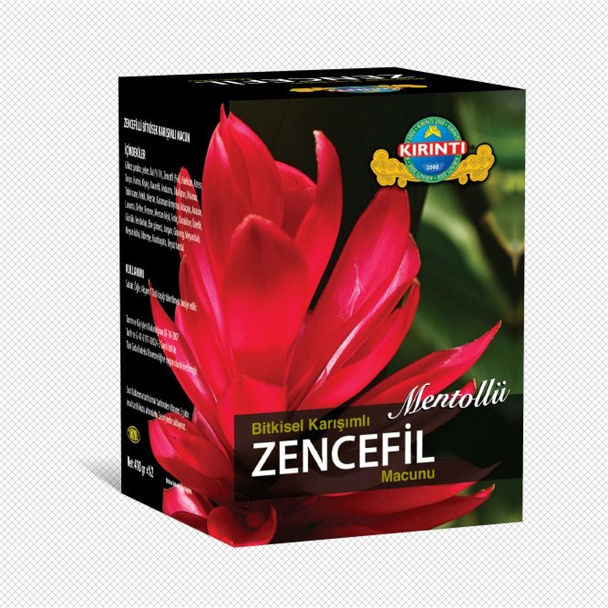 Kırıntı Zencefil Macunu (Mentollü) 230 gr