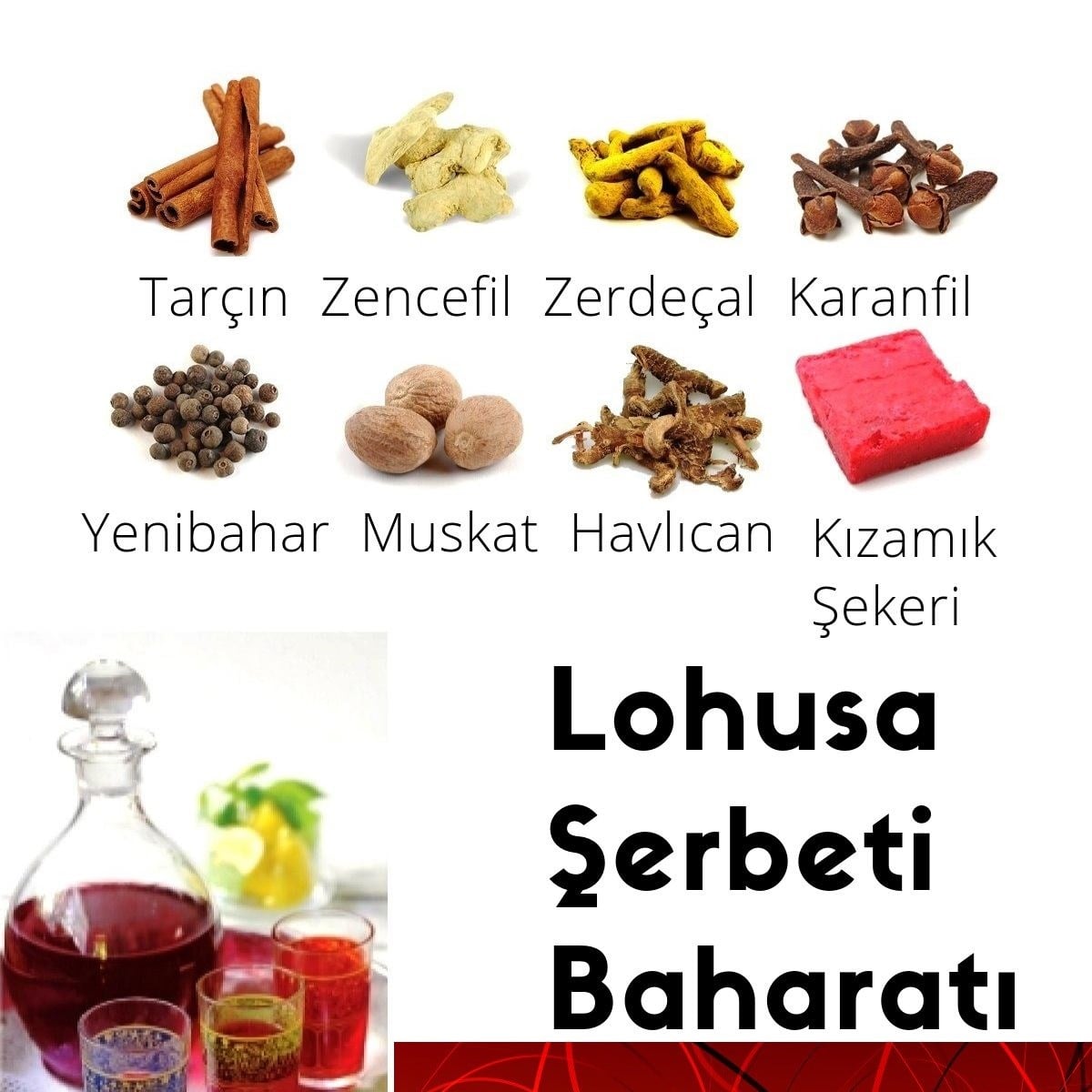 Lohusa Şerbeti Baharatı Kaynar Baharatı 30 Kişilik