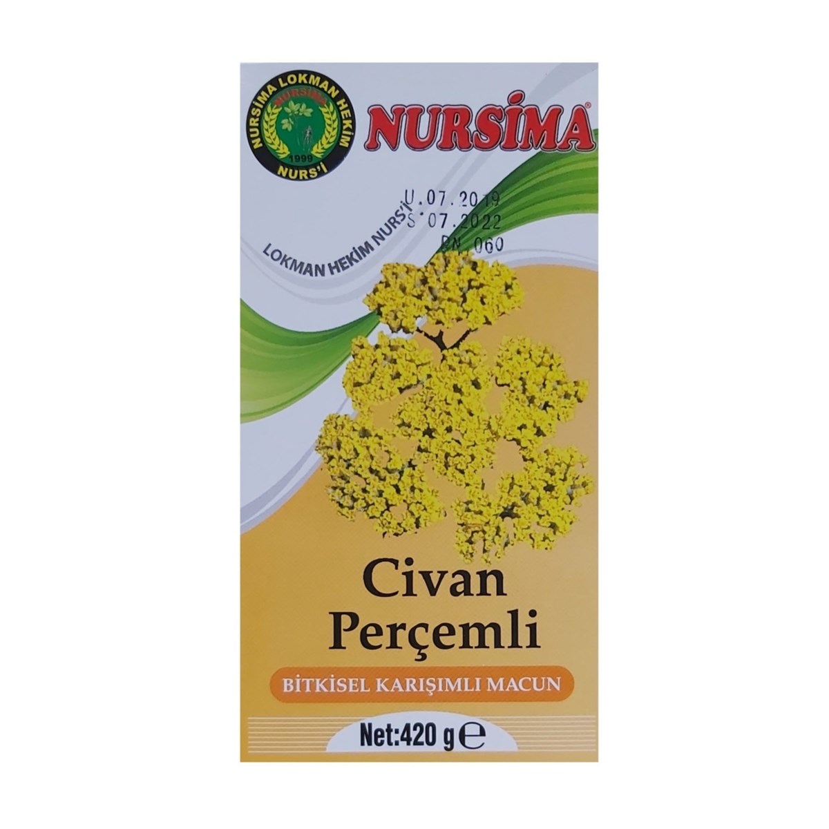 Nursima Civanperçemli Bitkisel Karışım Macun 420 Gram