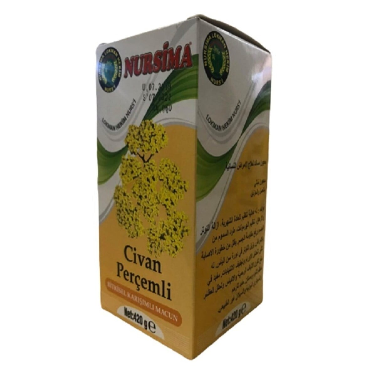 Nursima Civanperçemli Bitkisel Karışım Macun 420 Gram