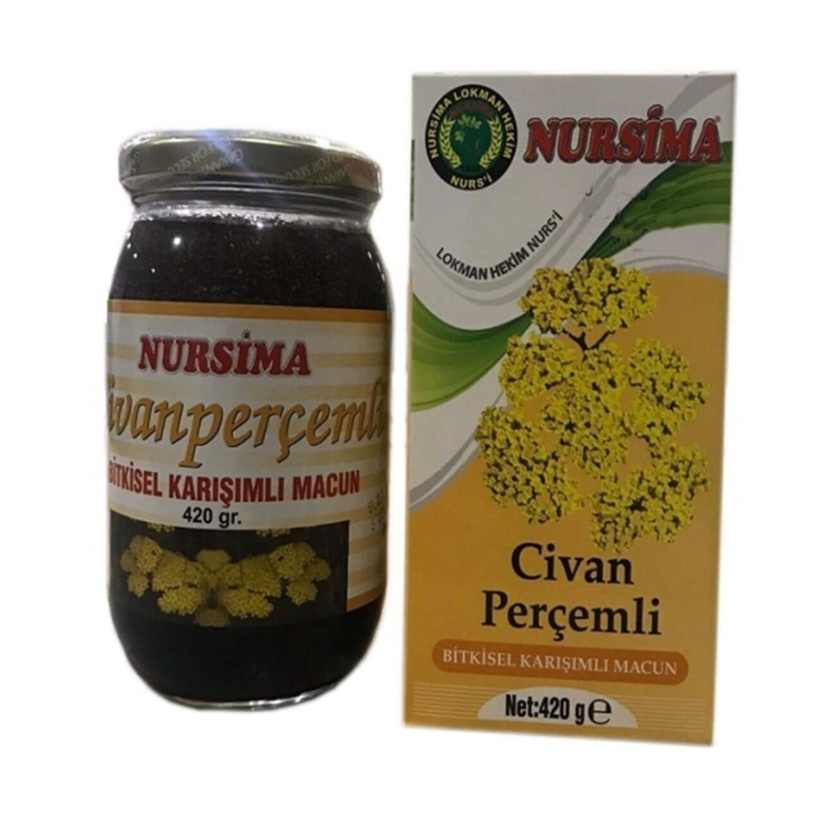 Nursima Civanperçemli Bitkisel Karışım Macun 420 Gram