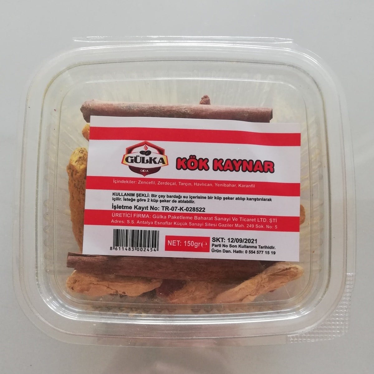 Ziya Dede Kök Kaynar Baharatı 150 Gram