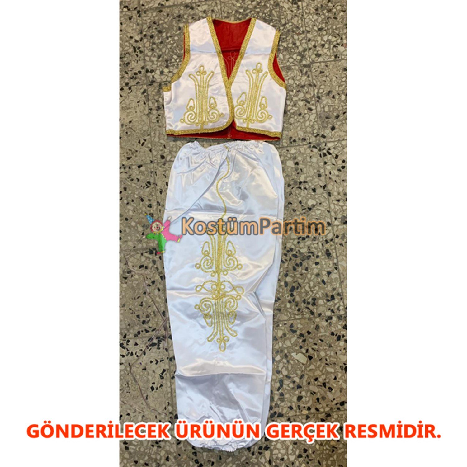 23 Nisan Folklör Kostüm Seti BeyazYöresel Kostümler ve Folklör