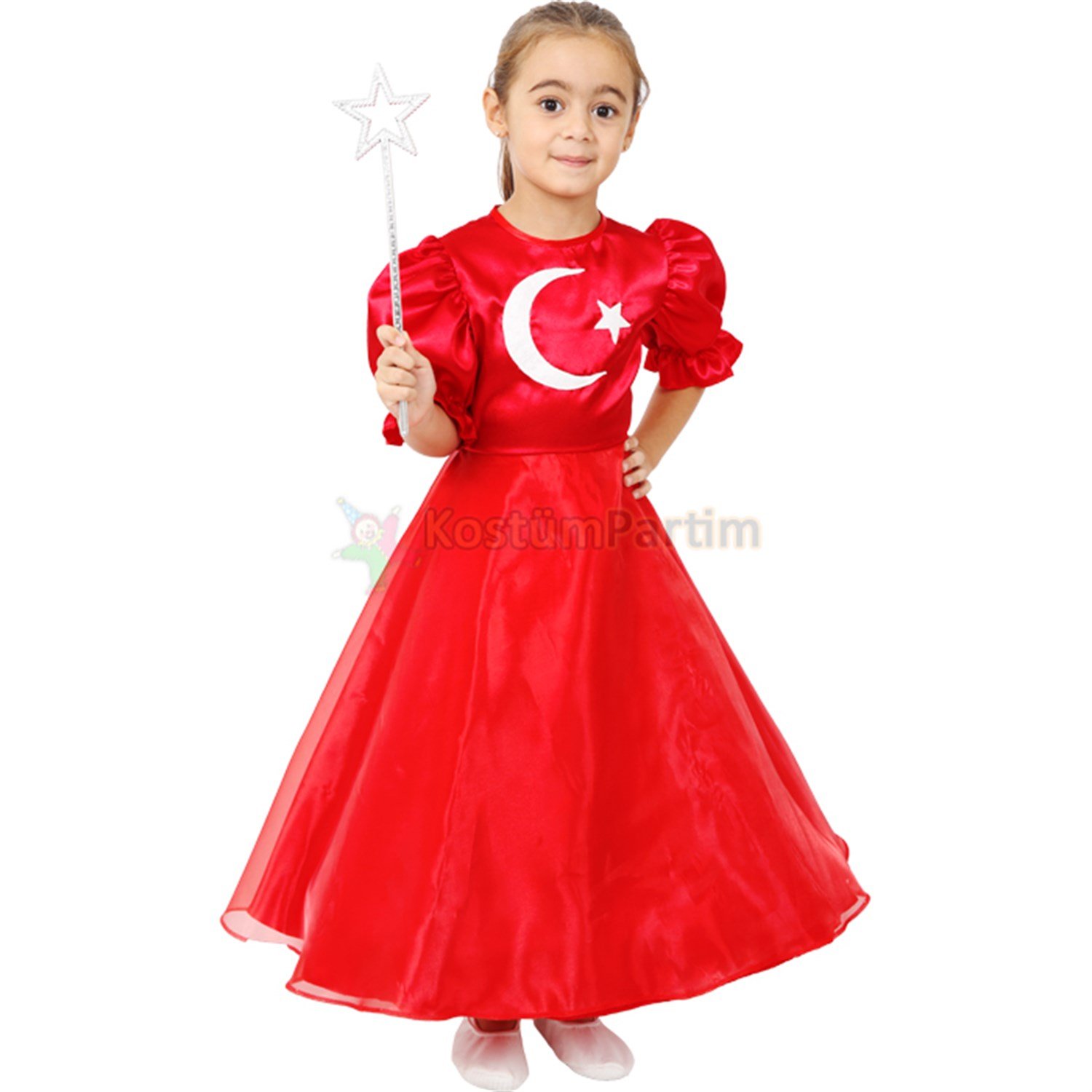 23 Nisan Kostümleri Türk Bayrağı ÇocukDans Gösteri Kostümleri