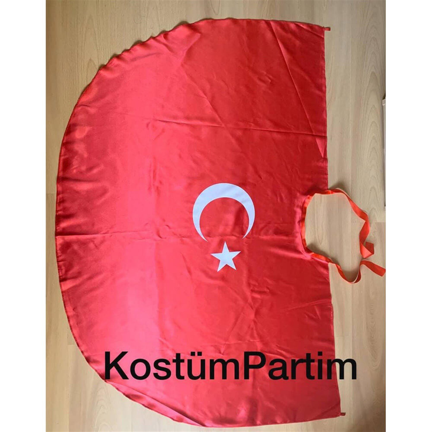 23 Nisan Kostümleri Türk Bayrağı PeleriniDans Gösteri KostümleriKostümPartim ★ 23 Nisan Kostümleri Türk Bayrağı Pelerini / Dans Gösteri Kostümleri