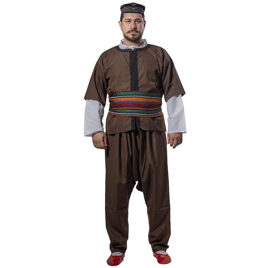 Adıyaman Kostümü Yetişkin Erkek Kıyafeti Yetişkin Yöresel Kıyafetler Adıyaman Kostümü Erkek - KostümPartim®