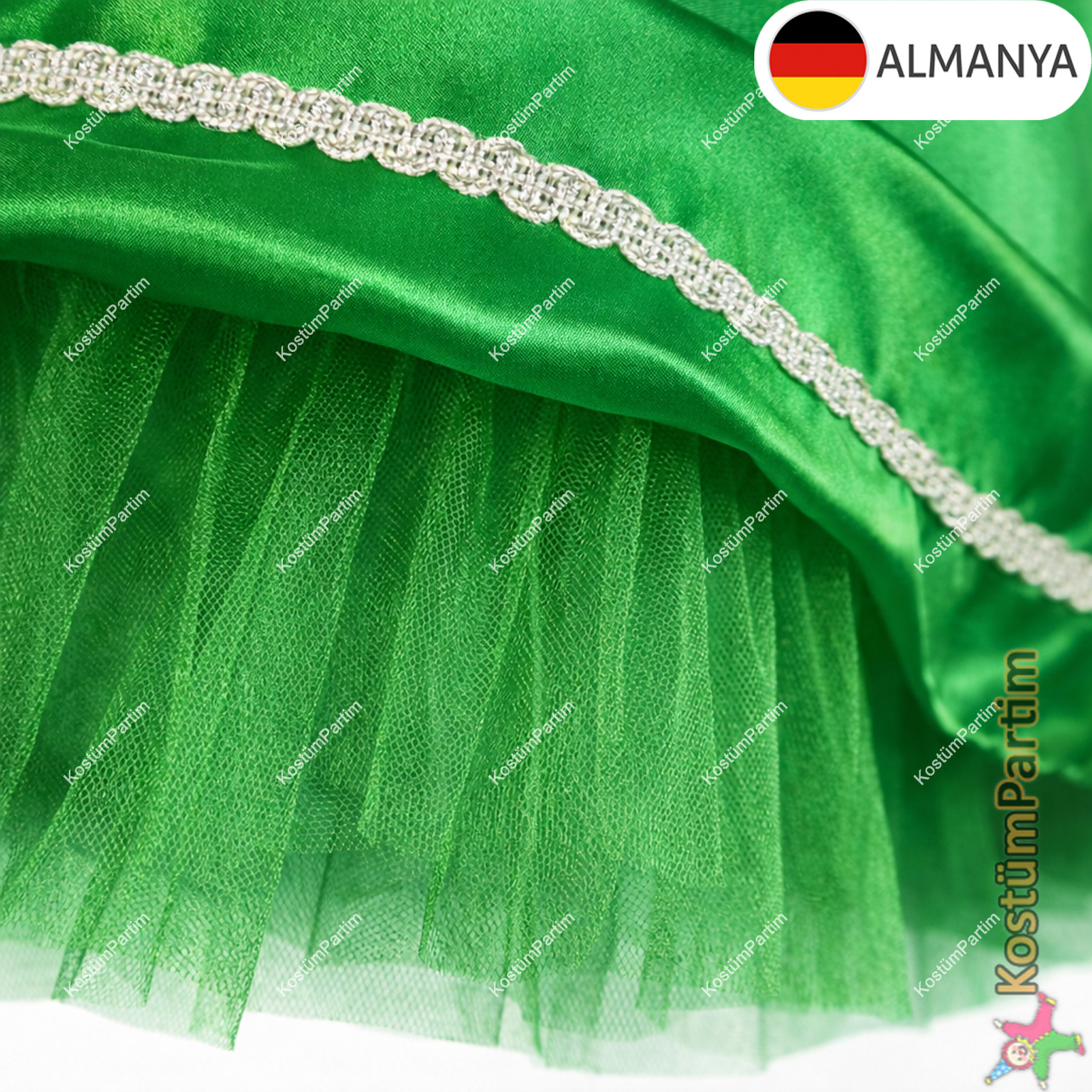 Almanya Kıyafeti Kız Çocuk Kostümü Ülke Kostümleri Alman Kıyafeti Kız Çocuk Kostümü - KostümPartim®