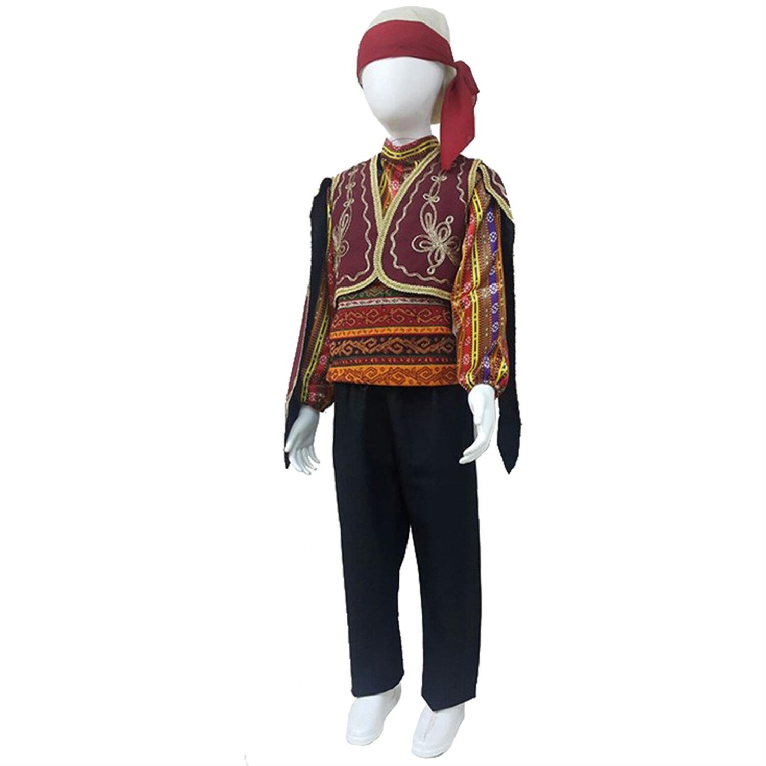 Ankara Seymen Kostümü Erkek Çocuk İç Anadolu Bölgesi Yöresel Kıyafeti Yöresel Kostümler ve Folklör Ankara Seymen Kostümü Erkek Çocuk İç Anadolu Bölgesi Yöresel Kıyafeti - KostümPartim®