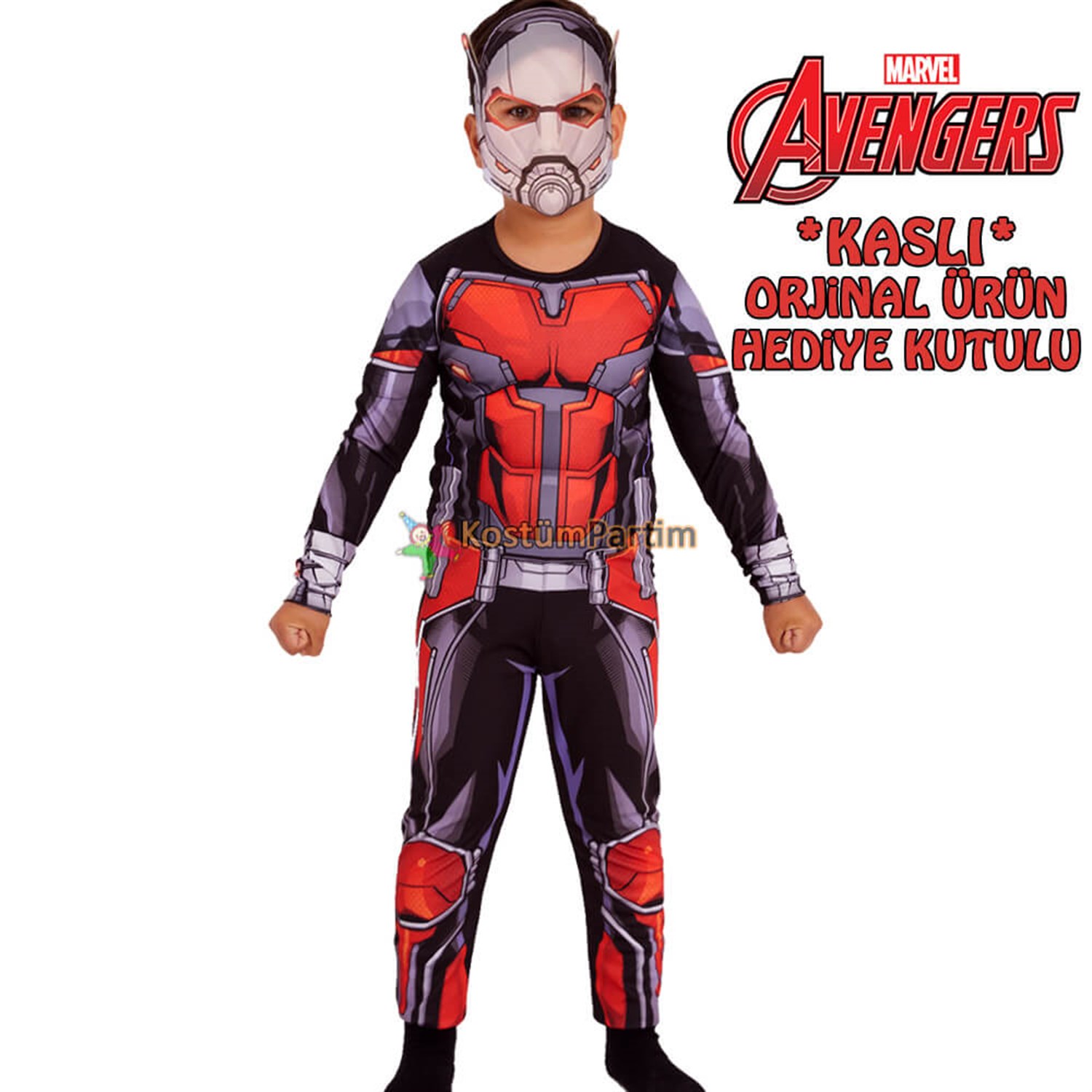 Antman Kostümü Kaslı Marvel Karınca Adam KıyafetiSpiderman KostümleriKostümPartim ★ Antman Kostümü Marvel Karınca Adam Kıyafeti / Spiderman Kostümleri