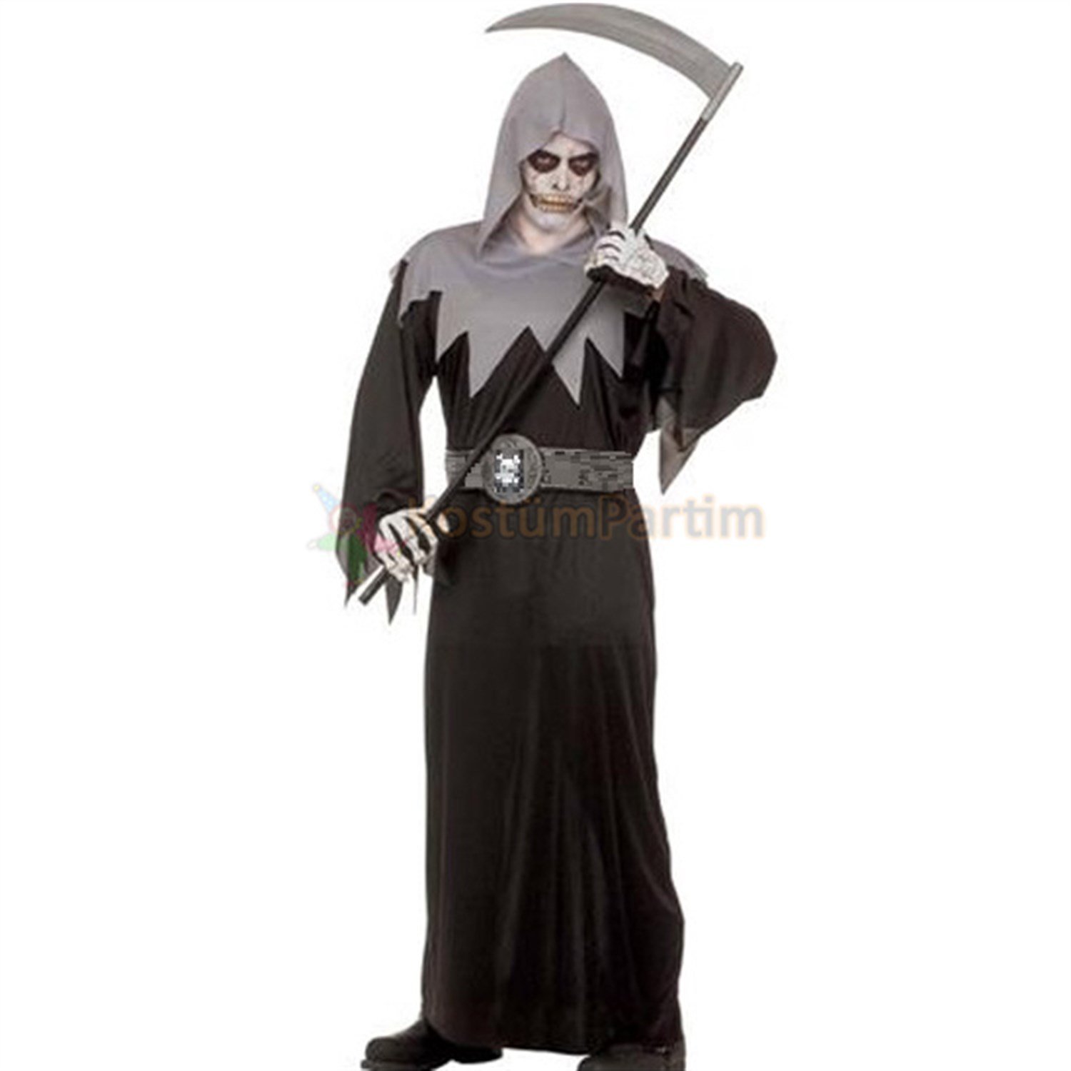 Azrail Kıyafeti LüksCadılar Bayramı Kostümleri